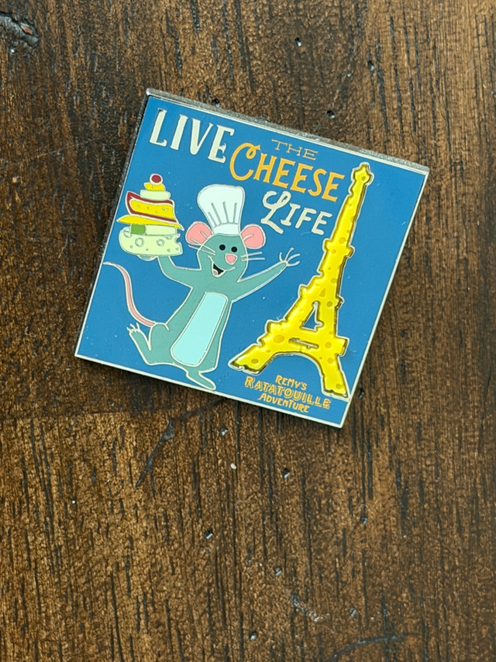 The Cheese Life Enamel Pin - Disney Remy Ratatouille